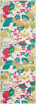 Oceanview Gardens Collection Area Rug -  Tidepool