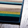 Oceanview Gardens Collection Area Rug -  Dune Rectangle Teal  lifestyle 14