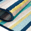 Oceanview Gardens Collection Area Rug -  Dune Runner Teal  lifestyle 63