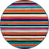 Oceanview Gardens Collection Area Rug -  Dune Round Multi  lifestyle 22