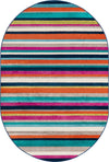 Oceanview Gardens Collection Area Rug -  Dune Oval Multi  lifestyle 23