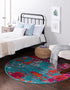 Oceanview Gardens Collection Area Rug -  Seabreeze