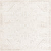 Tribal Terrace Treasures Collection Area Rug - Mayan Marina (Light Gray) Square Light Gray Main