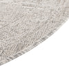 Tribal Terrace Treasures Collection Area Rug - Mayan Marina (Light Gray) Oval Light Gray  lifestyle 5