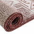 Tribal Terrace Treasures Collection Area Rug - Mayan Marina (Rust Red)