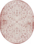 Tribal Terrace Treasures Collection Area Rug - Mayan Marina (Rust Red)