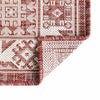 Tribal Terrace Treasures Collection Area Rug -  Incan Isle (Rust Red) Octagon Rust Red  lifestyle 7