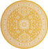 Tribal Terrace Treasures Collection Area Rug -  Incan Isle (Yellow)