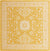 Tribal Terrace Treasures Collection Area Rug -  Incan Isle (Yellow) Square Yellow Main