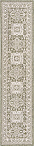 Tribal Terrace Treasures Collection Area Rug -  Incan Isle (Green)