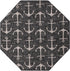 Seaside Haven Rugs Collection Area Rug - Sapphire (Charcoal)