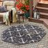 Seaside Haven Rugs Collection Area Rug - Sapphire (Charcoal)