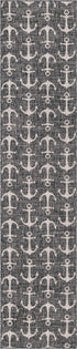 Seaside Haven Rugs Collection Area Rug - Sapphire (Charcoal)