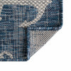 Seaside Haven Rugs Collection Area Rug - Sapphire (Blue) Square Blue  lifestyle 7