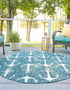 Seaside Haven Rugs Collection Area Rug - Sapphire (Teal)