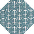 Seaside Haven Rugs Collection Area Rug - Sapphire (Teal)