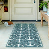 Seaside Haven Rugs Collection Area Rug - Sapphire (Teal) Runner Teal  lifestyle 14