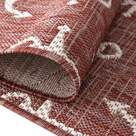 Seaside Haven Rugs Collection Area Rug - Sapphire (Rust Red)