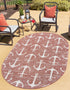 Seaside Haven Rugs Collection Area Rug - Sapphire (Rust Red)