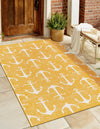 Seaside Haven Rugs Collection Area Rug - Sapphire (Yellow) Rectangle Yellow  lifestyle 10