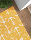 Seaside Haven Rugs Collection Area Rug - Sapphire (Yellow) Rectangle Yellow  lifestyle 11