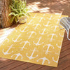 Seaside Haven Rugs Collection Area Rug - Sapphire (Yellow) Rectangle Yellow  lifestyle 20