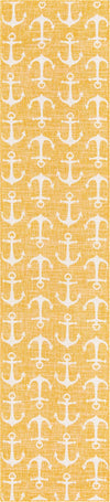 Seaside Haven Rugs Collection Area Rug - Sapphire (Yellow) Runner Yellow Main