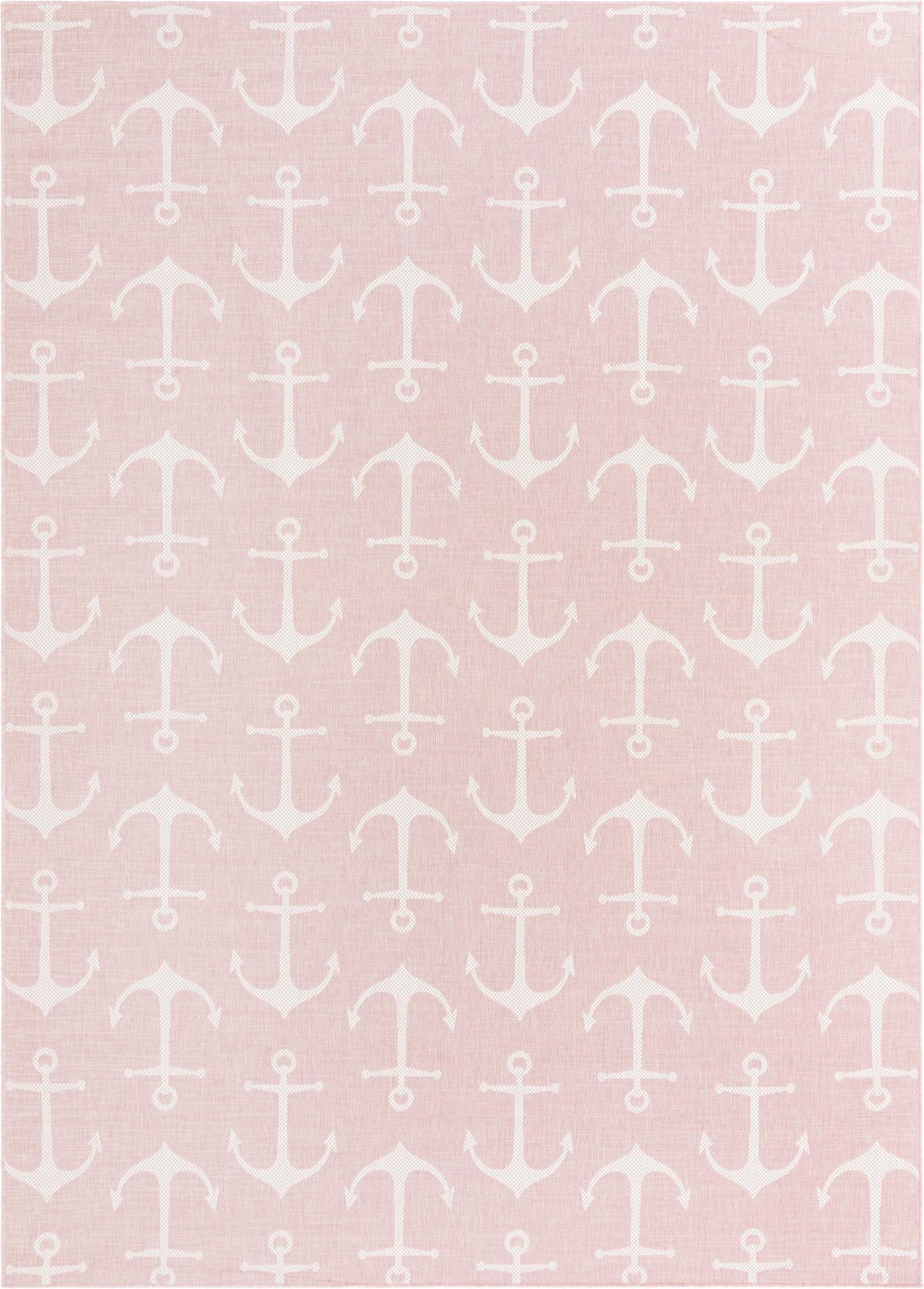 Seaside Haven Rugs Collection Area Rug - Sapphire (Pink)