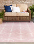 Seaside Haven Rugs Collection Area Rug - Sapphire (Pink)