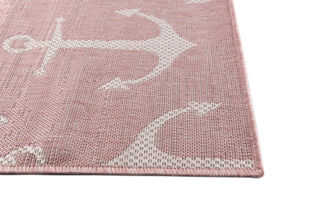 Seaside Haven Rugs Collection Area Rug - Sapphire (Pink)