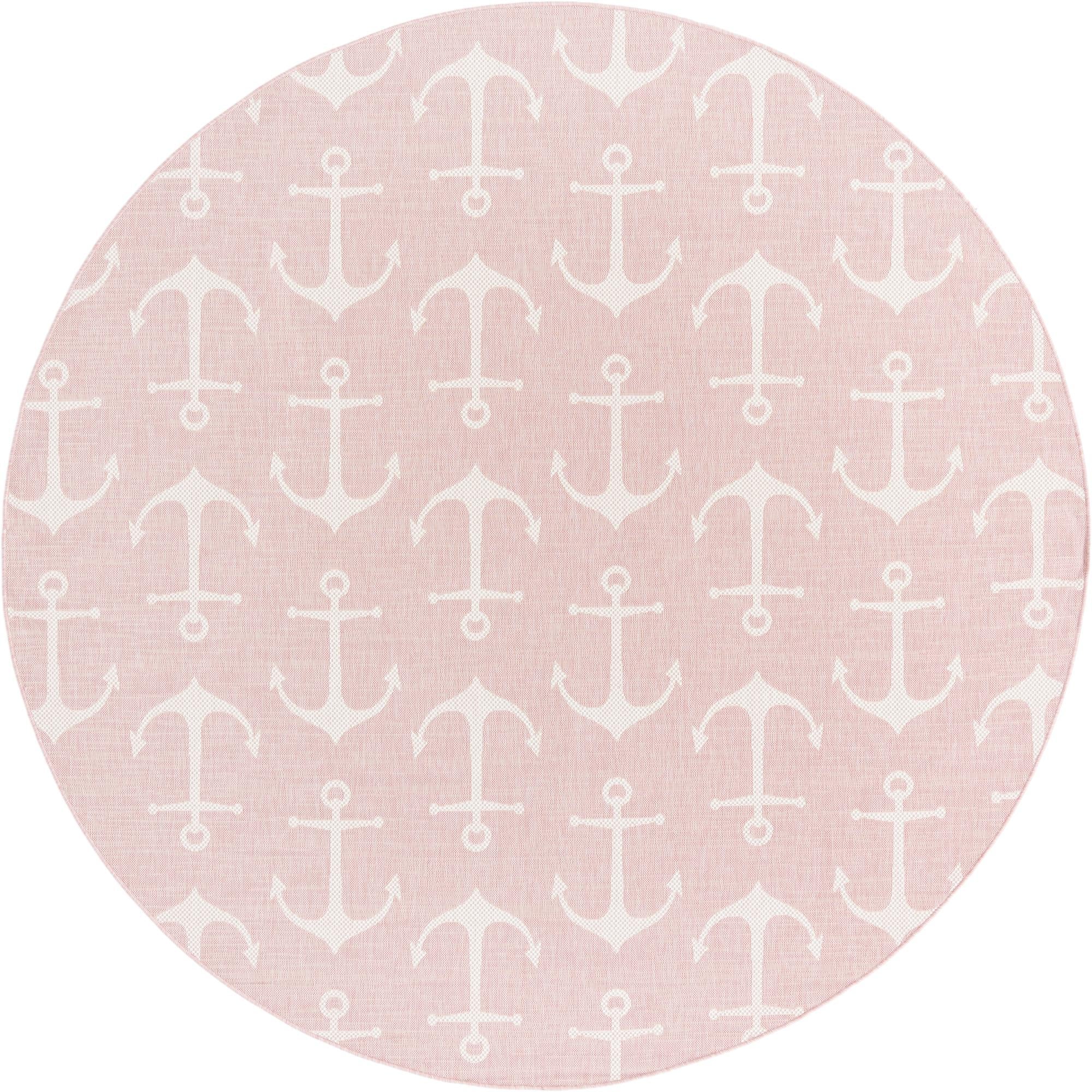 Seaside Haven Rugs Collection Area Rug - Sapphire (Pink)