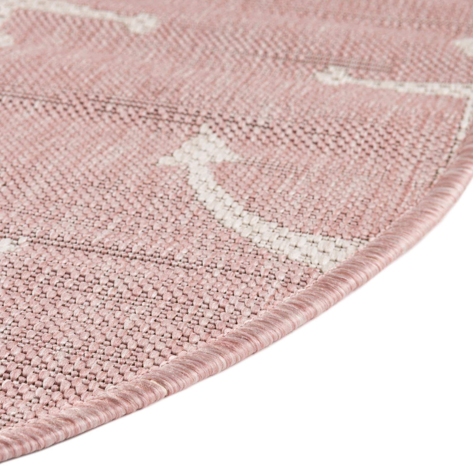 Seaside Haven Rugs Collection Area Rug - Sapphire (Pink)