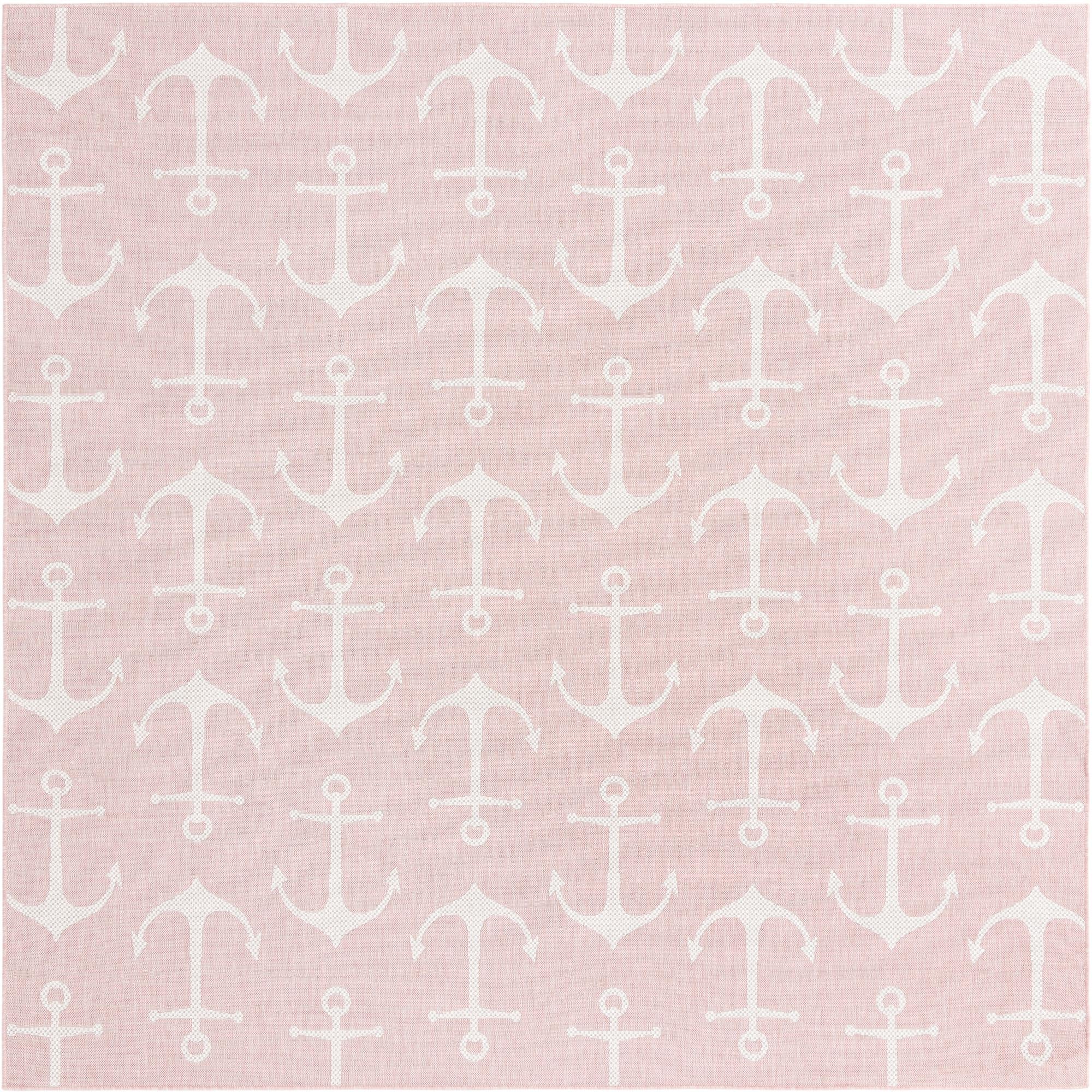 Seaside Haven Rugs Collection Area Rug - Sapphire (Pink)