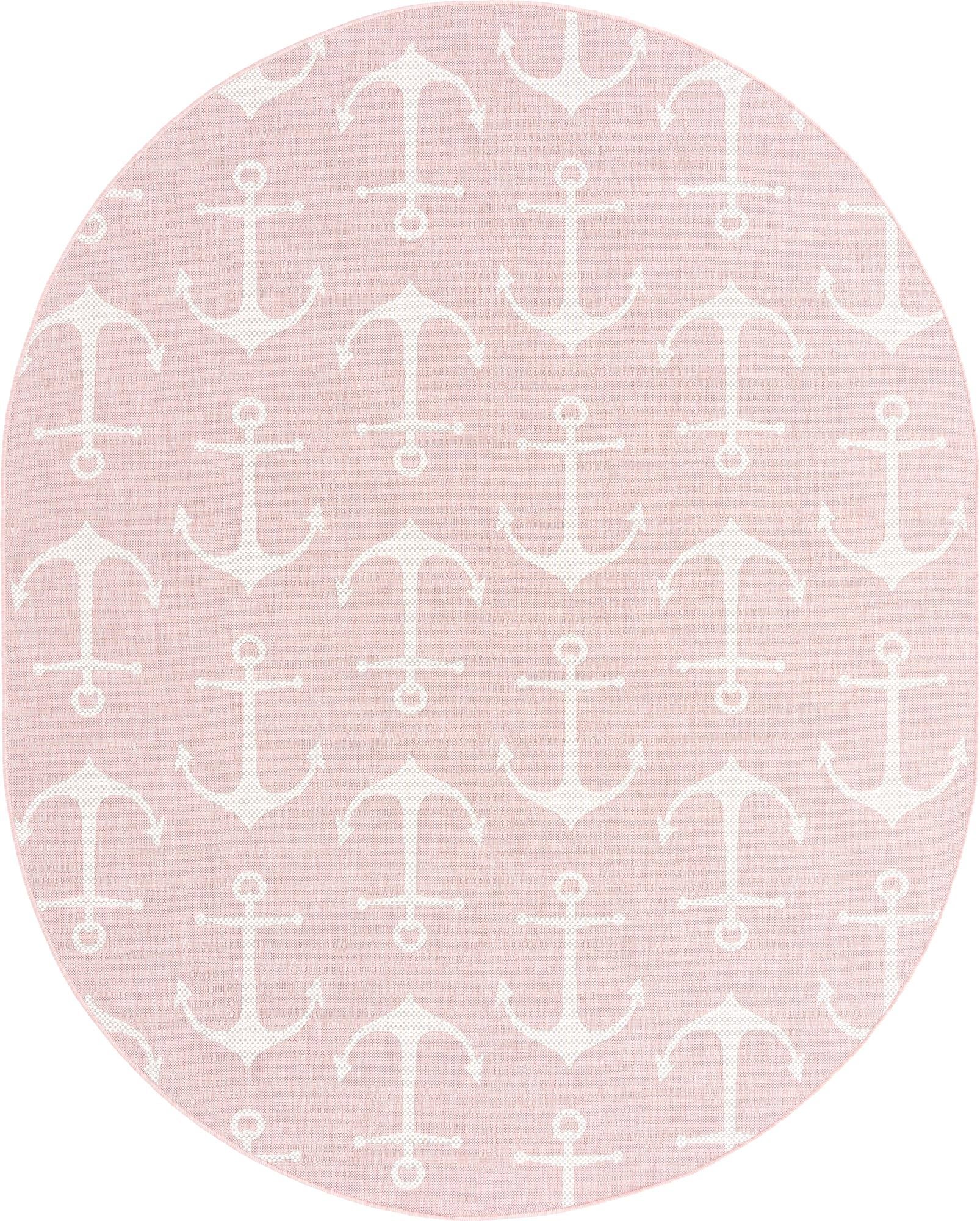 Seaside Haven Rugs Collection Area Rug - Sapphire (Pink)