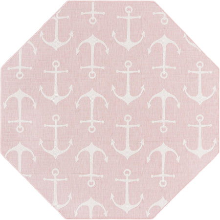 Seaside Haven Rugs Collection Area Rug - Sapphire (Pink)