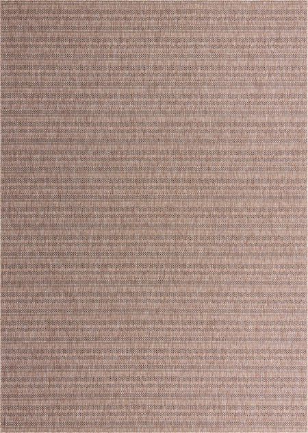 Seaside Stripes Collection Area Rug -  Boardwalk (Natural)