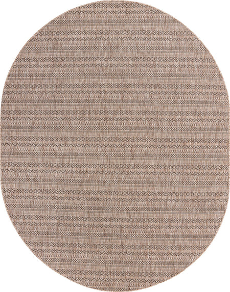 Seaside Stripes Collection Area Rug -  Boardwalk (Natural)