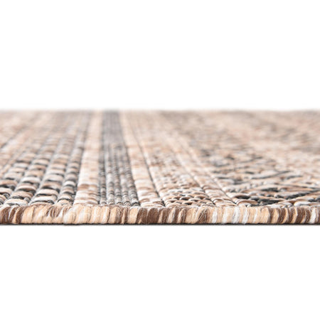 Seaside Stripes Collection Area Rug -  Boardwalk (Natural)