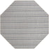 Seaside Stripes Collection Area Rug -  Boardwalk (Light Blue)