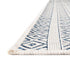 Seaside Stripes Collection Area Rug -  Boardwalk (Light Blue)