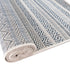 Seaside Stripes Collection Area Rug -  Boardwalk (Light Blue)