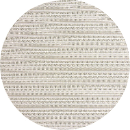 Seaside Stripes Collection Area Rug -  Boardwalk (Green)