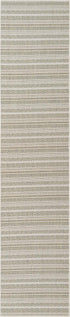 Seaside Stripes Collection Area Rug -  Boardwalk (Green)