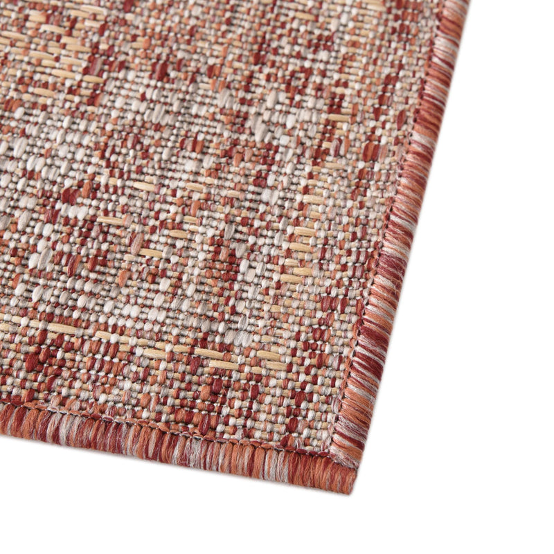 Patio Heritage Collection Area Rug -  Augusta (Rust Red) Octagon Rust Red  lifestyle 13