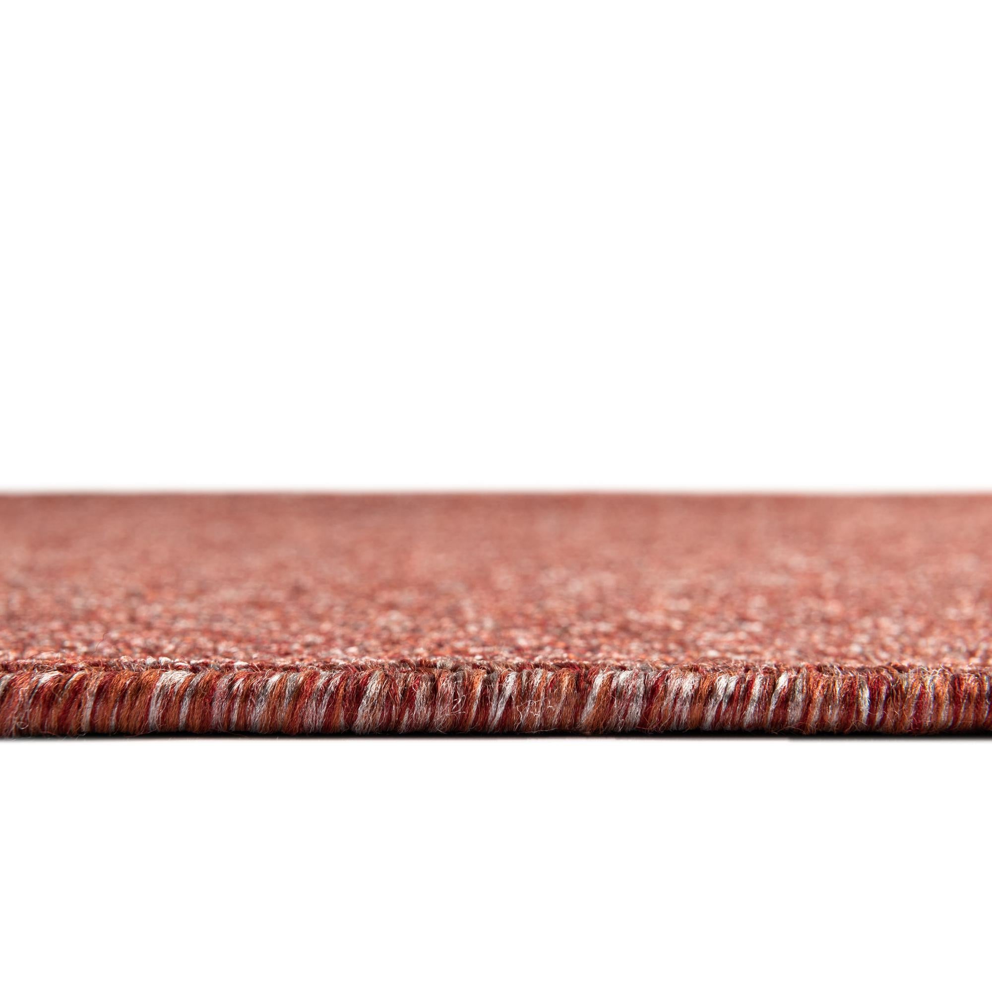 Everyday Elegance Collection Area Rug - Serenity (Rust Red)