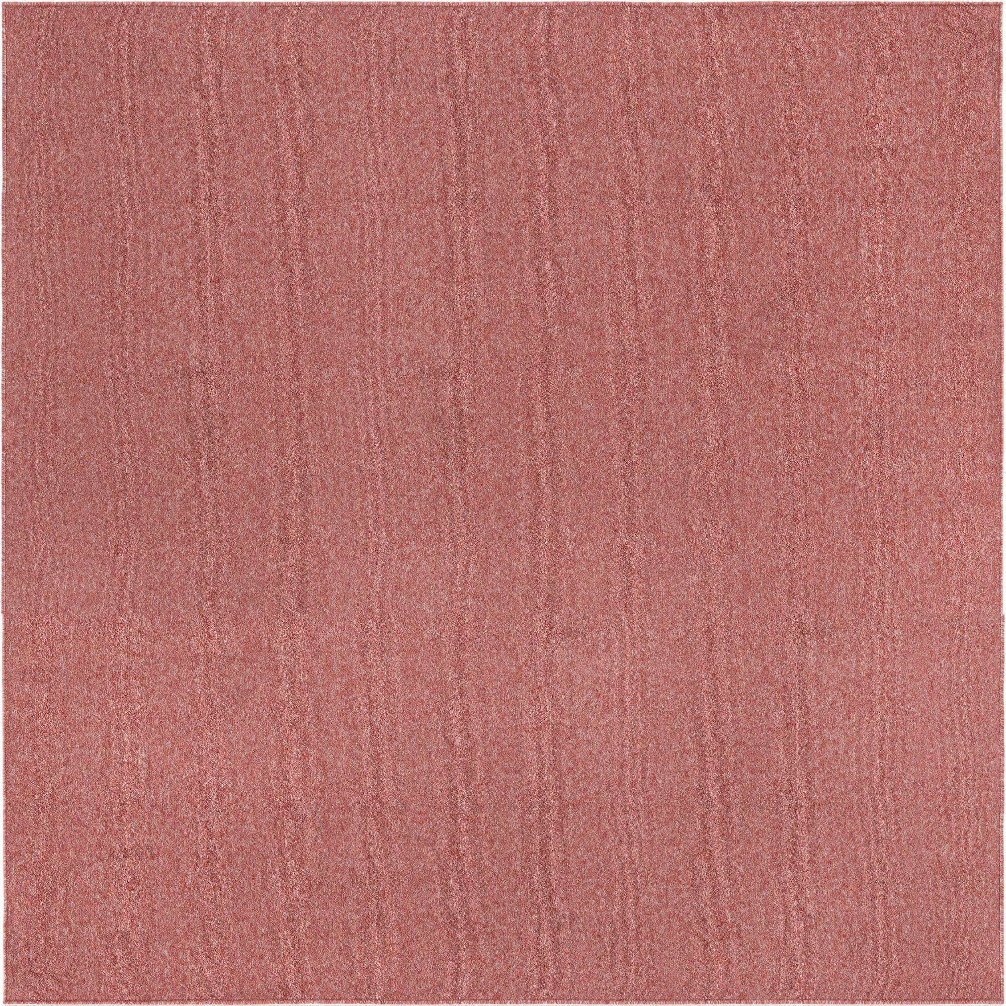 Everyday Elegance Collection Area Rug - Serenity (Rust Red)