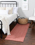 Everyday Elegance Collection Area Rug - Serenity (Rust Red)