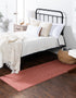 Everyday Elegance Collection Area Rug - Serenity (Rust Red)