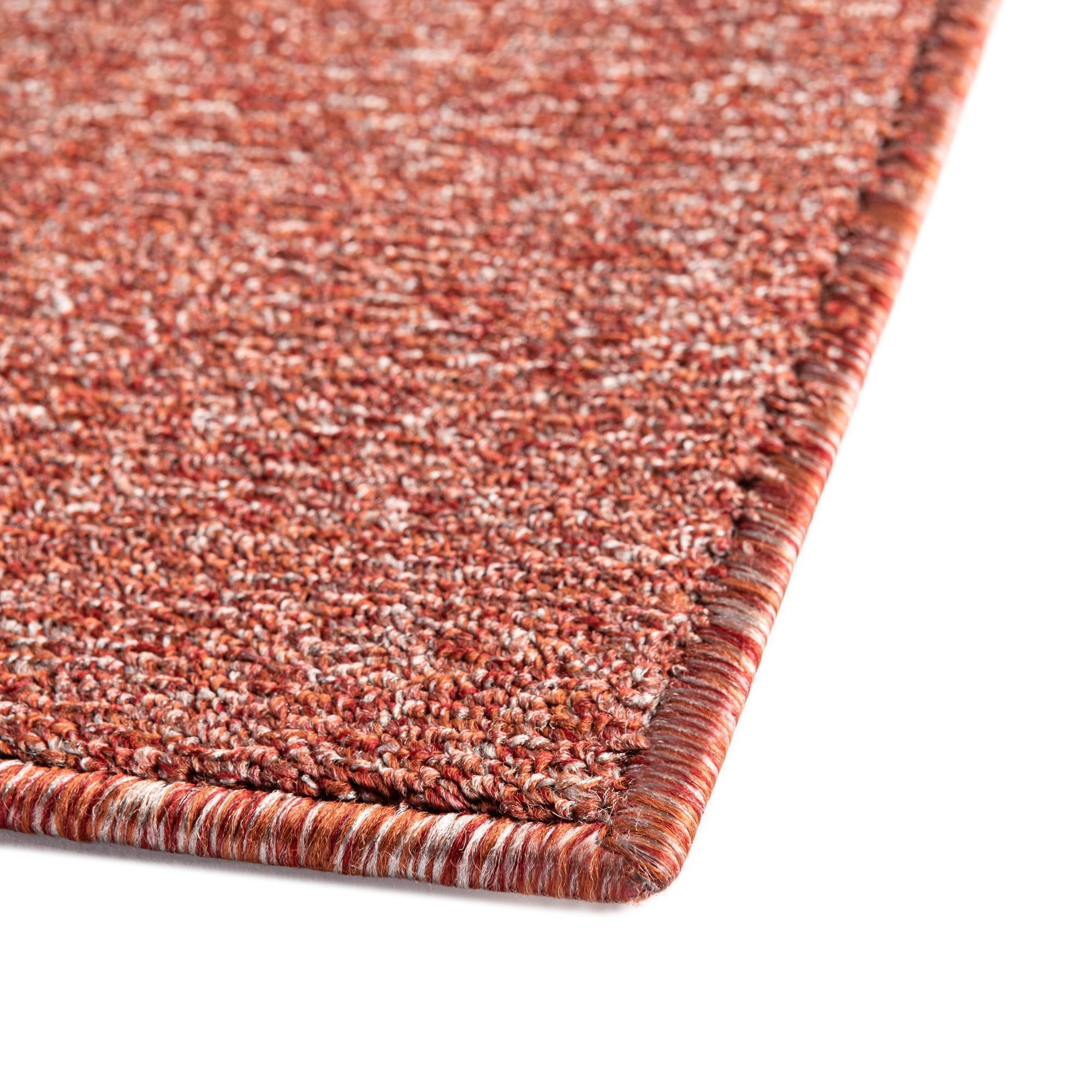 Everyday Elegance Collection Area Rug - Serenity (Rust Red)