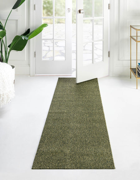 Everyday Elegance Collection Area Rug - Serenity (Pickle Green)